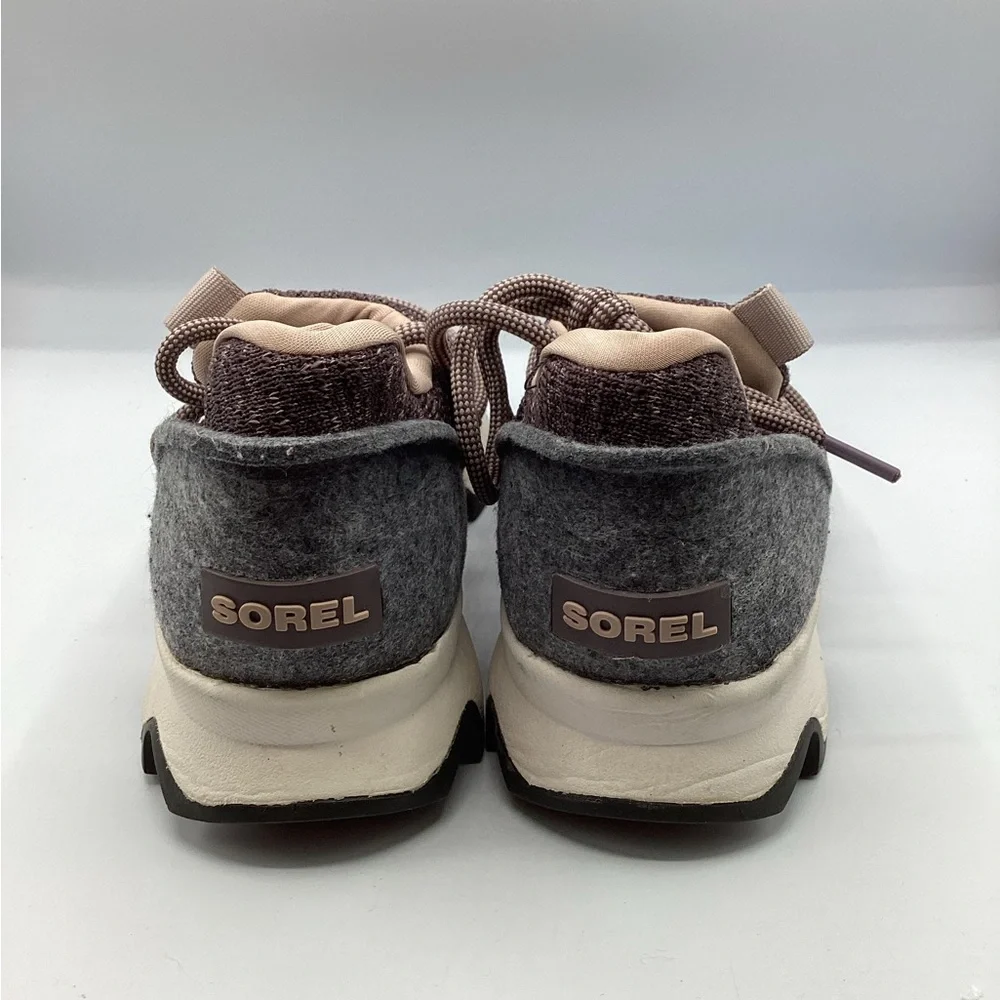 Sorel Kinetic Lace‎ Womens Size 7  Sneakers Shoes Purple Knit